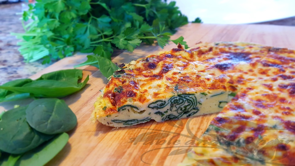 Spinach and Ricotta Frittata – Table and a Chair